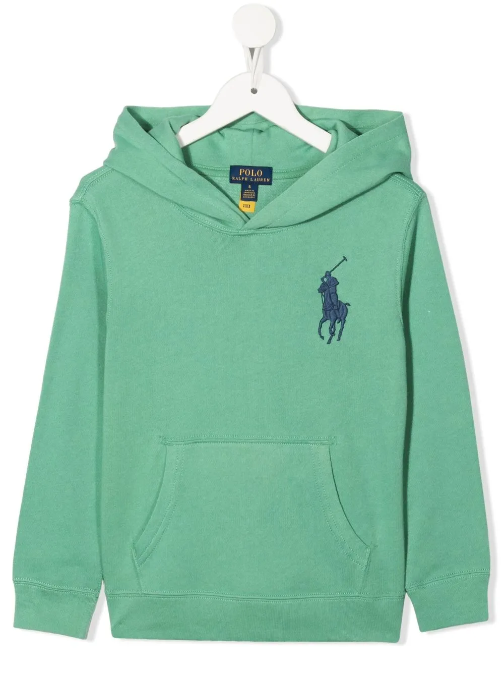 

Ralph Lauren Kids hoodie con logo bordado - Verde