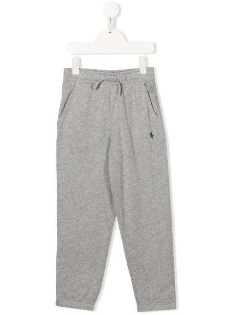 POLO RALPH LAUREN KIDS pants con logo bordado 