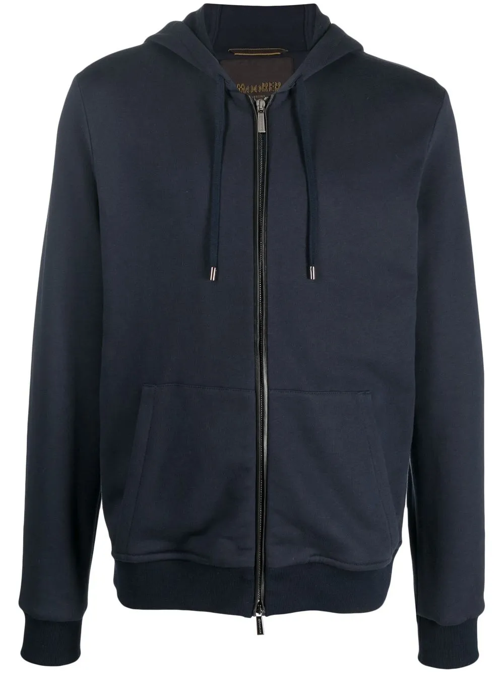 

Moorer Taran zip-up hooded jacket - Blue