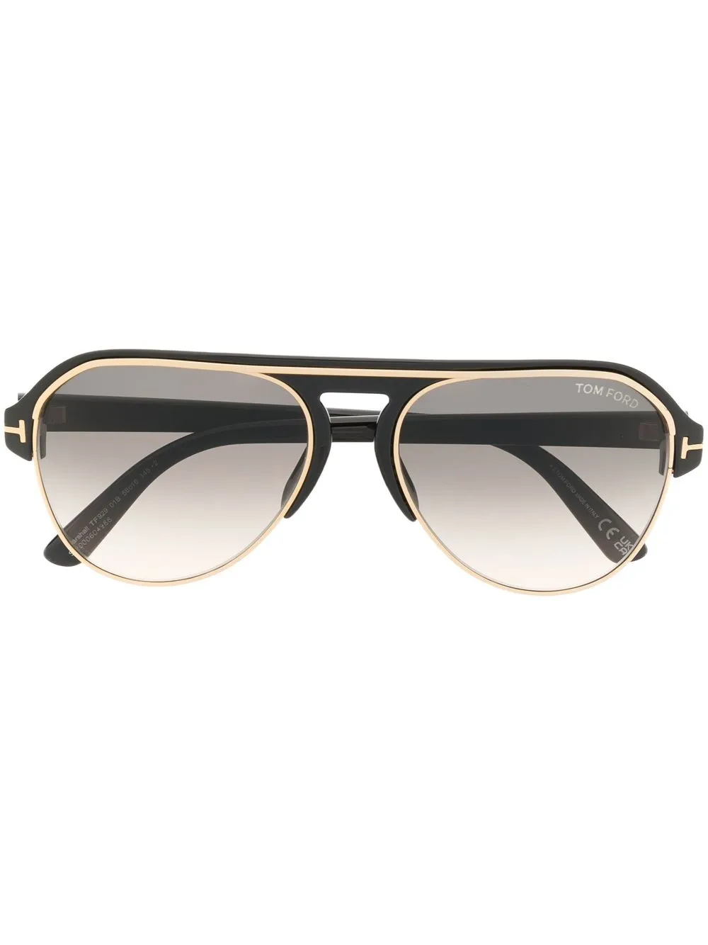 

TOM FORD Eyewear aviator-frame sunglasses - Black