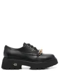 Baldinini logo-plaque lace-up chunky shoes - Black