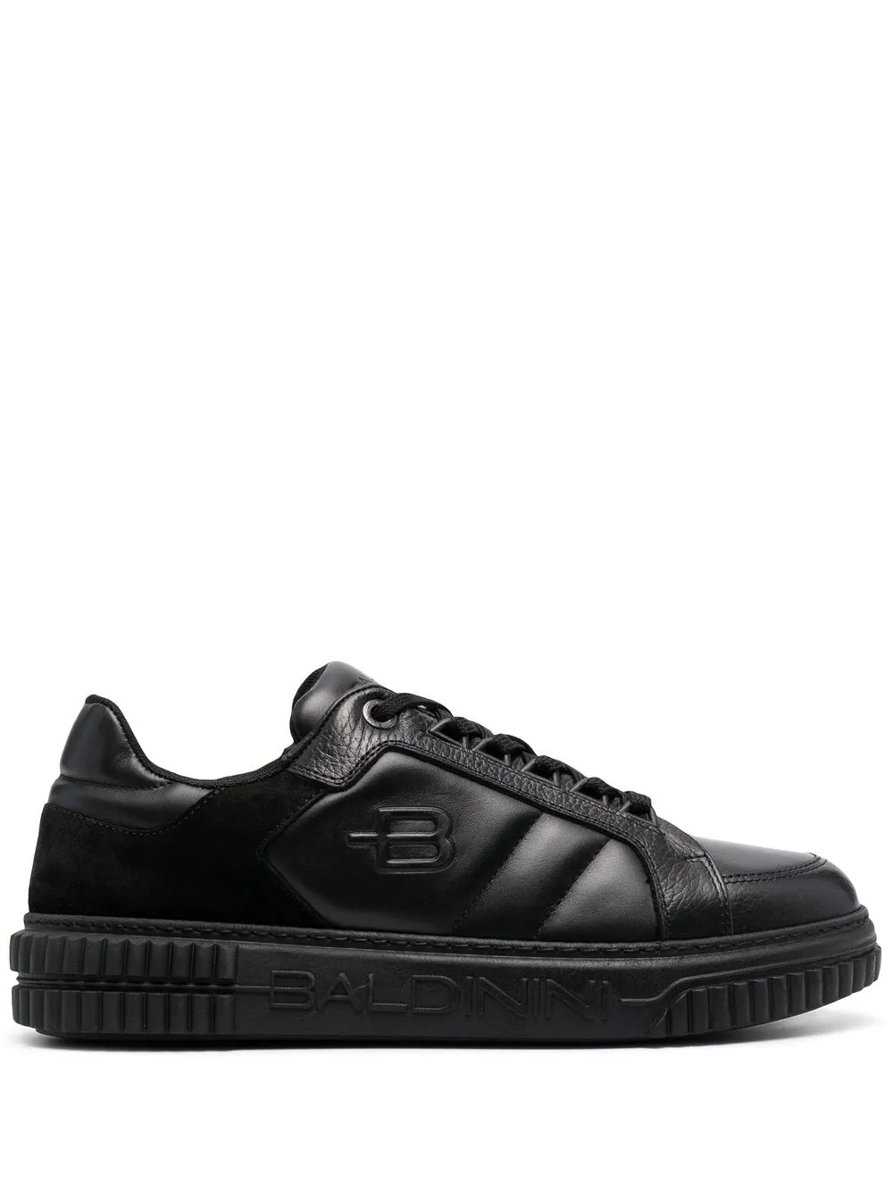 

Baldinini tenis con logo en relieve - Negro