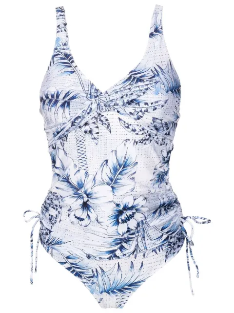 Lygia & Nanny palm-tree print tankini 