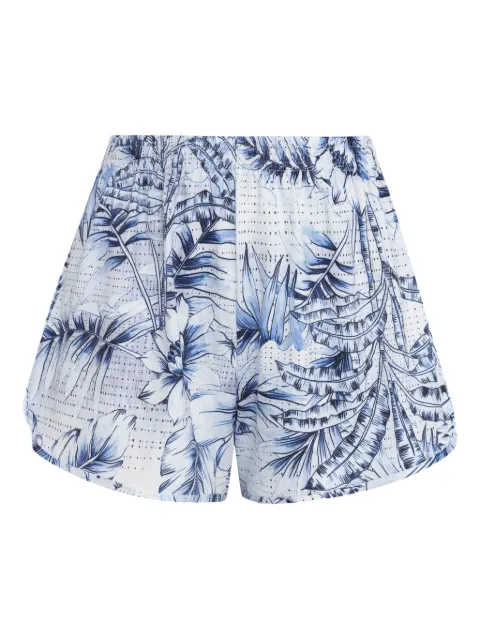 Lygia & Nanny Lee floral-print elastic-waist shorts