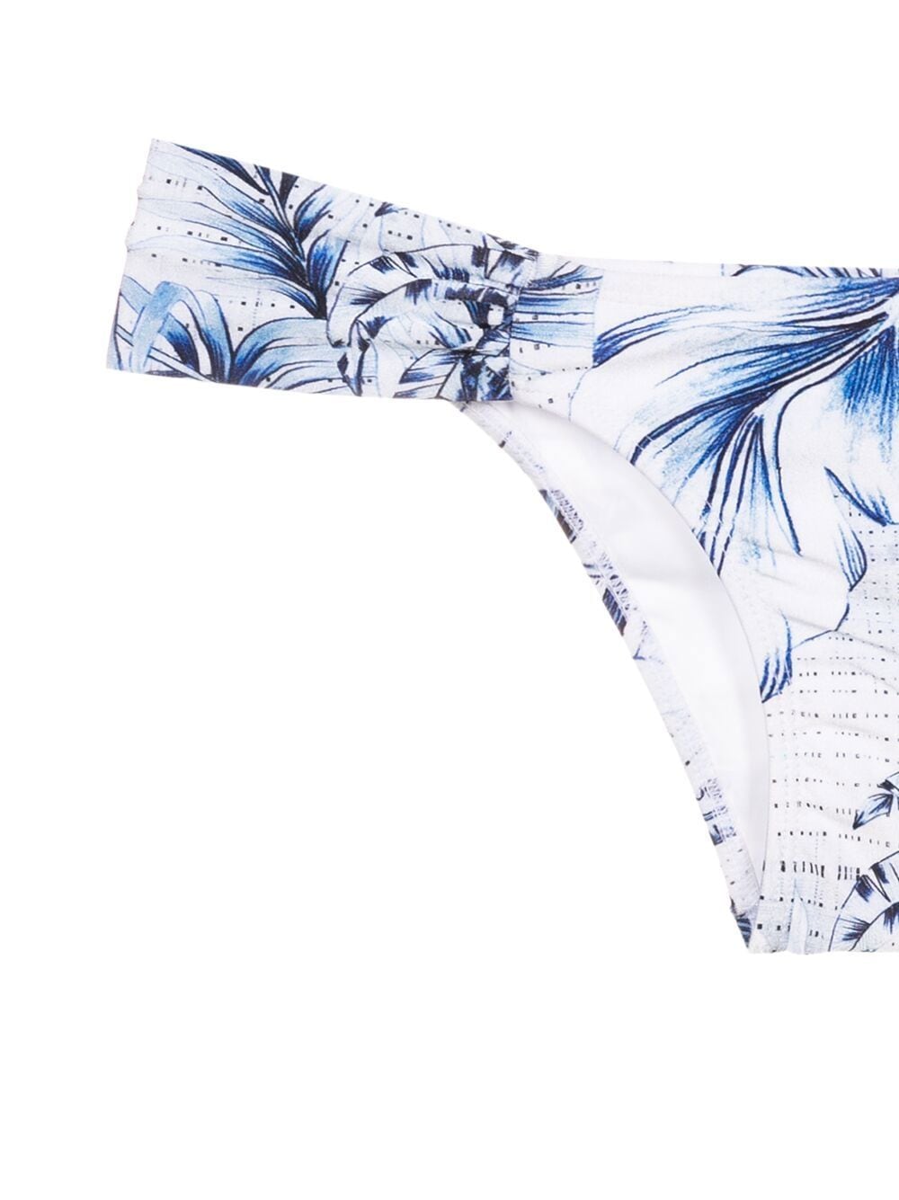 Shop Lygia & Nanny Graphic-print Bikini Bottoms In Blue