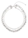 Jennifer Behr crystal-embellished necklace - Silver