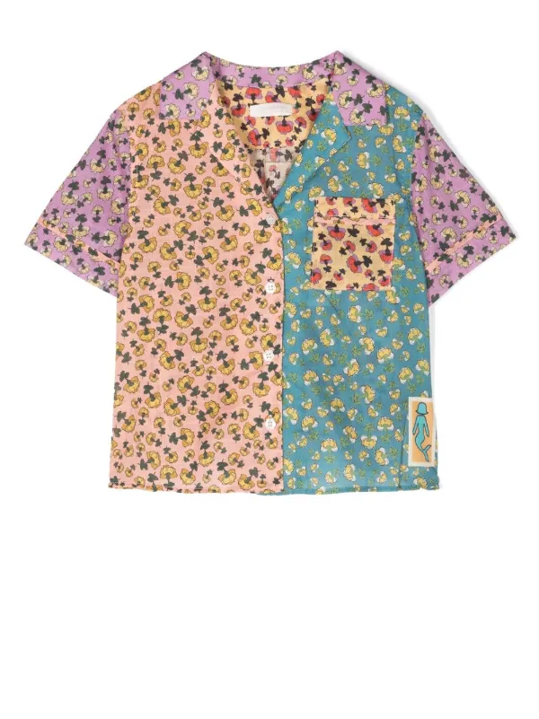 ZIMMERMANN Kids Tiggy floral-print Beach Shirt FARFETCH AU