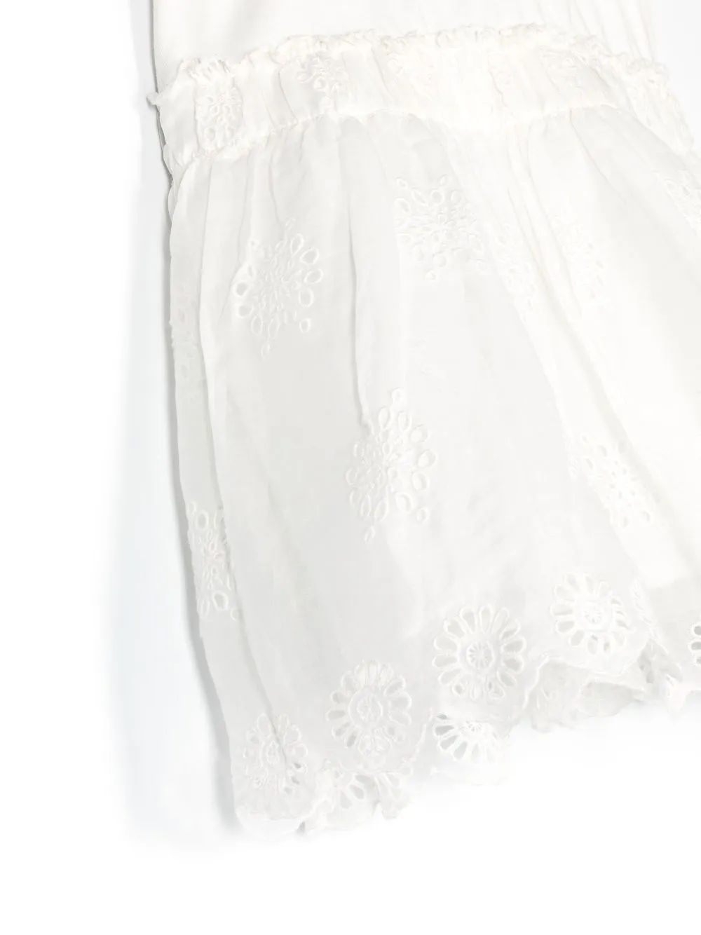 Sea New York Broderie-anglaise Short-sleeve Dress In Neutrals