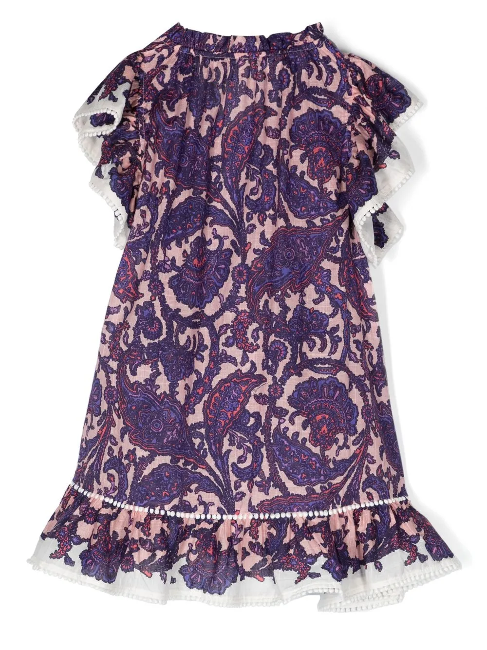 ZIMMERMANN Kids Jurk met ruches - Paars