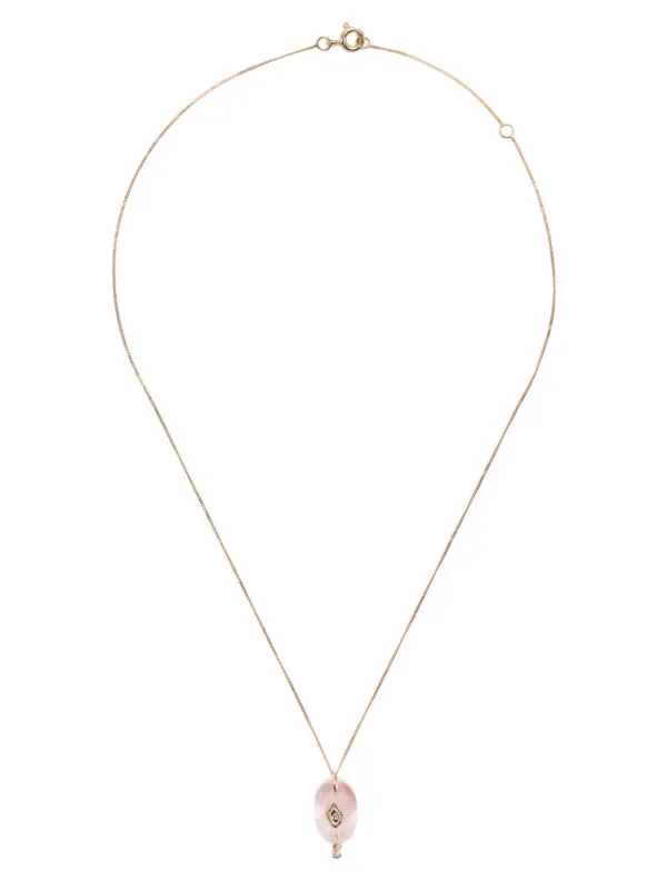 「PASCALE MONVOISIN」9Kゴールド トパーズ ネックレス PASCALE MONVOISIN Rio N°1 9-karat gold diamond necklace