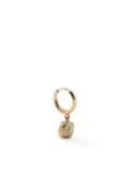 Pascale Monvoisin 9kt yellow gold Pierrot diamond drop earring