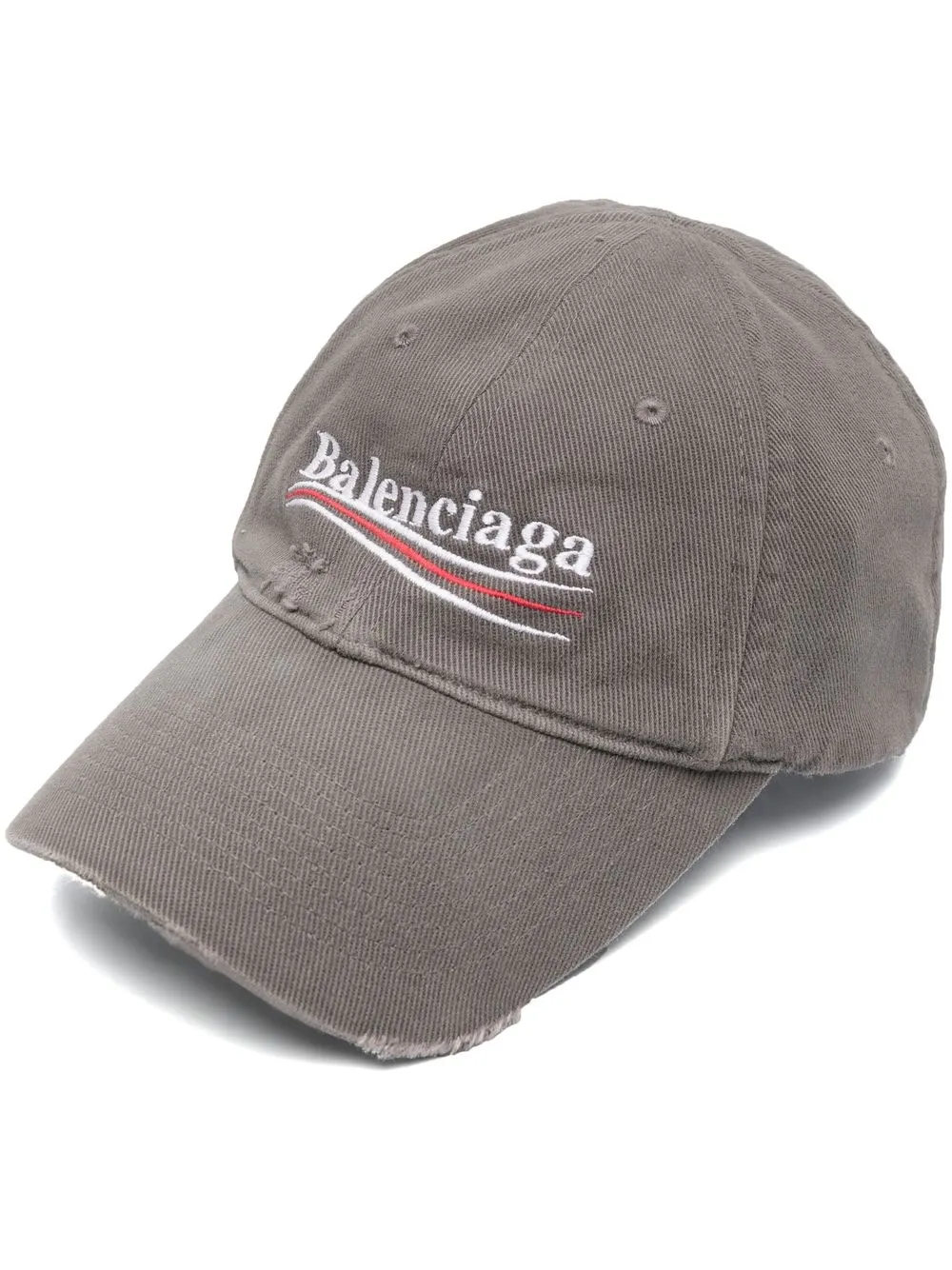 logo-embroidered cotton cap