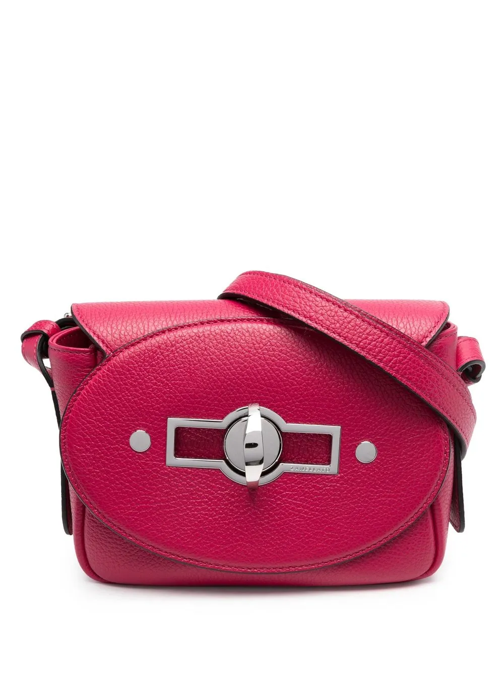 

Zanellato grained-effect leather shoulder bag - Pink