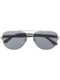 Gucci Eyewear round-frame sunglasses - Silver