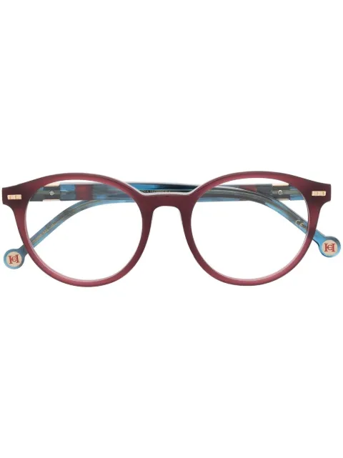 Carolina Herrera lunettes de vue à monture ronde