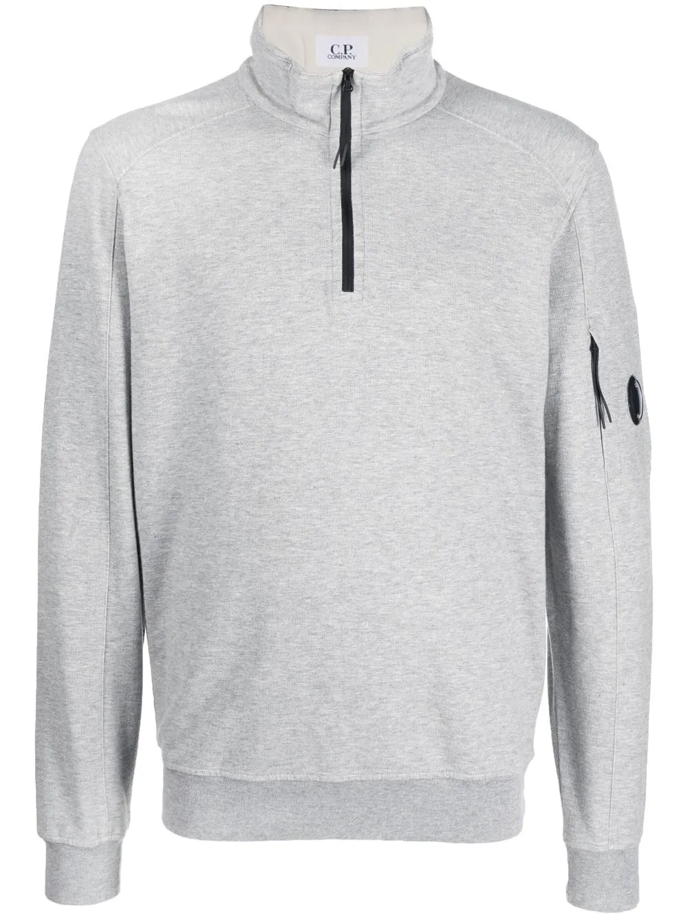 

C.P. Company sudadera con parche del logo - Gris