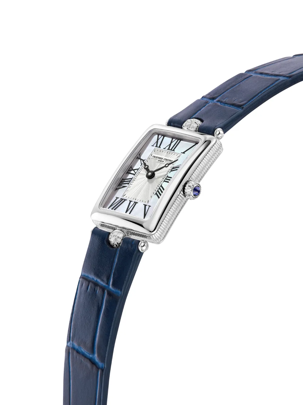 Frederique Constant Classics Art Déco Carrée 28mm horloge - Wit