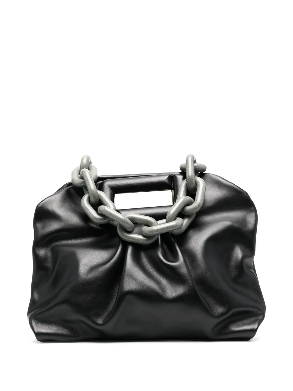 

Lancel bolsa de hombro con detalle de cadena - Negro