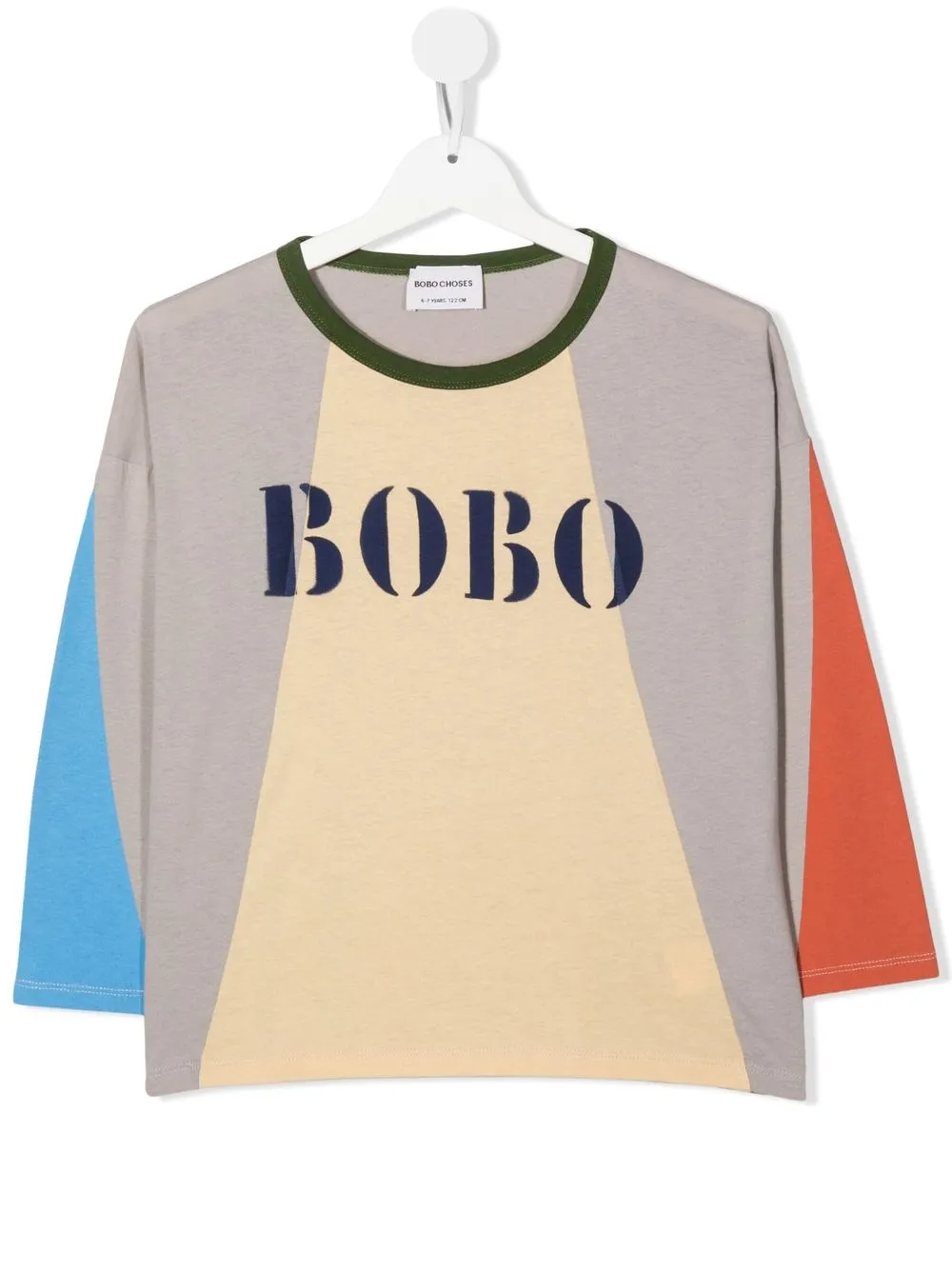 

Bobo Choses playera con logo estampado y cuello redondo - Gris