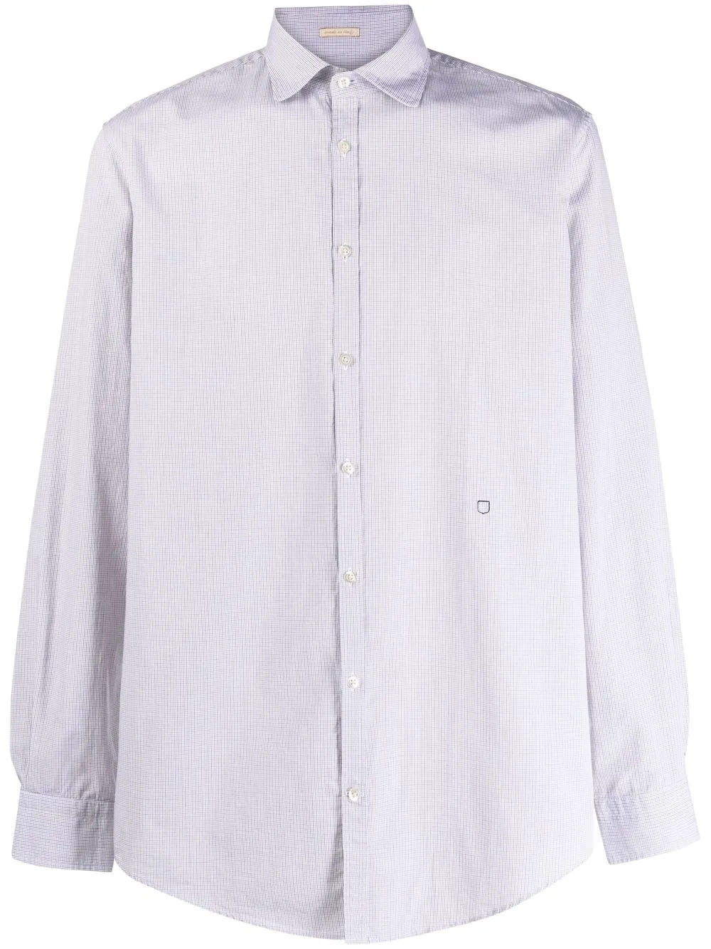 

Massimo Alba micro check-print shirt - Neutrals