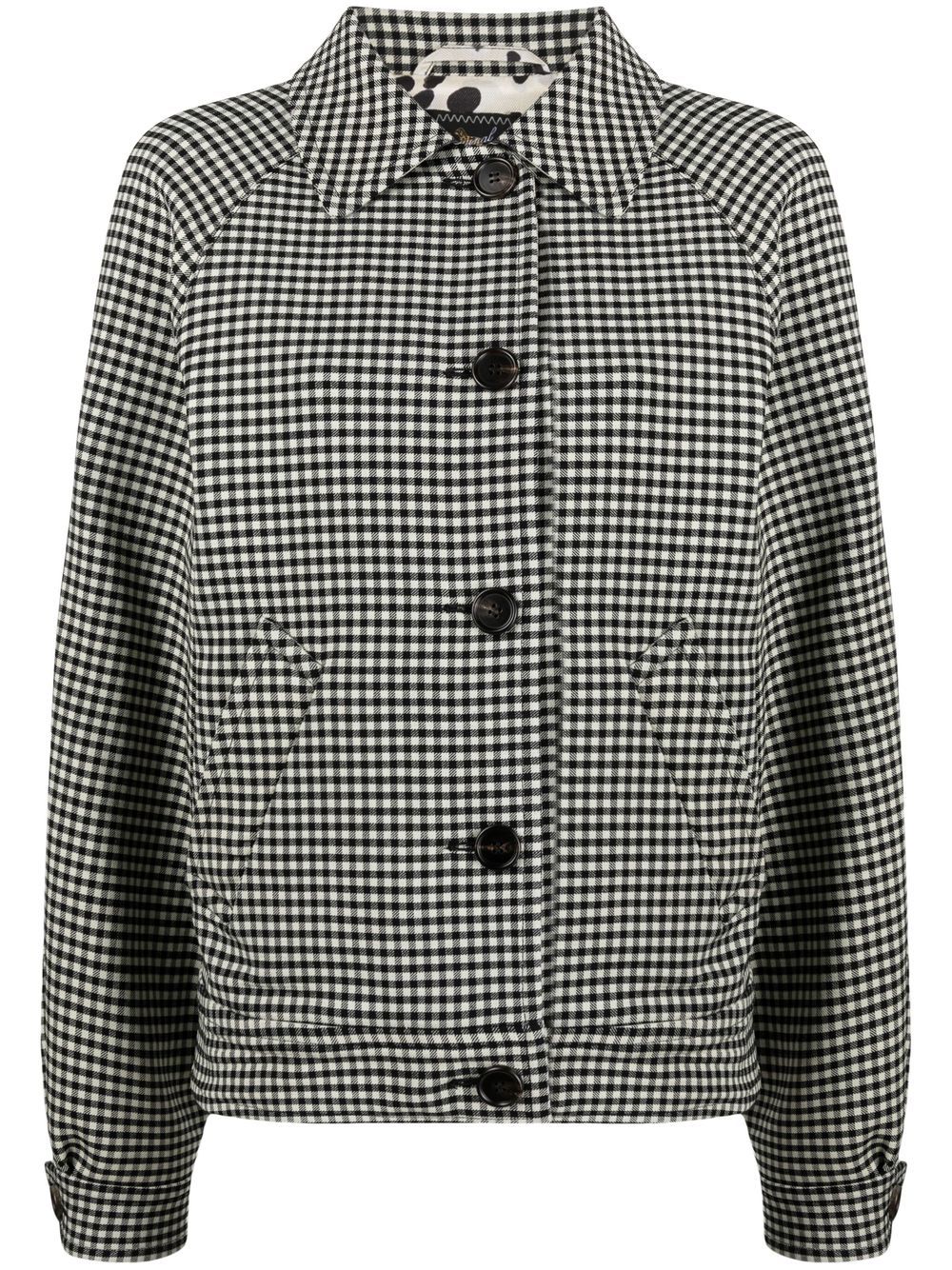 Marni houndstooth reversible bomber jacket - Neutrals