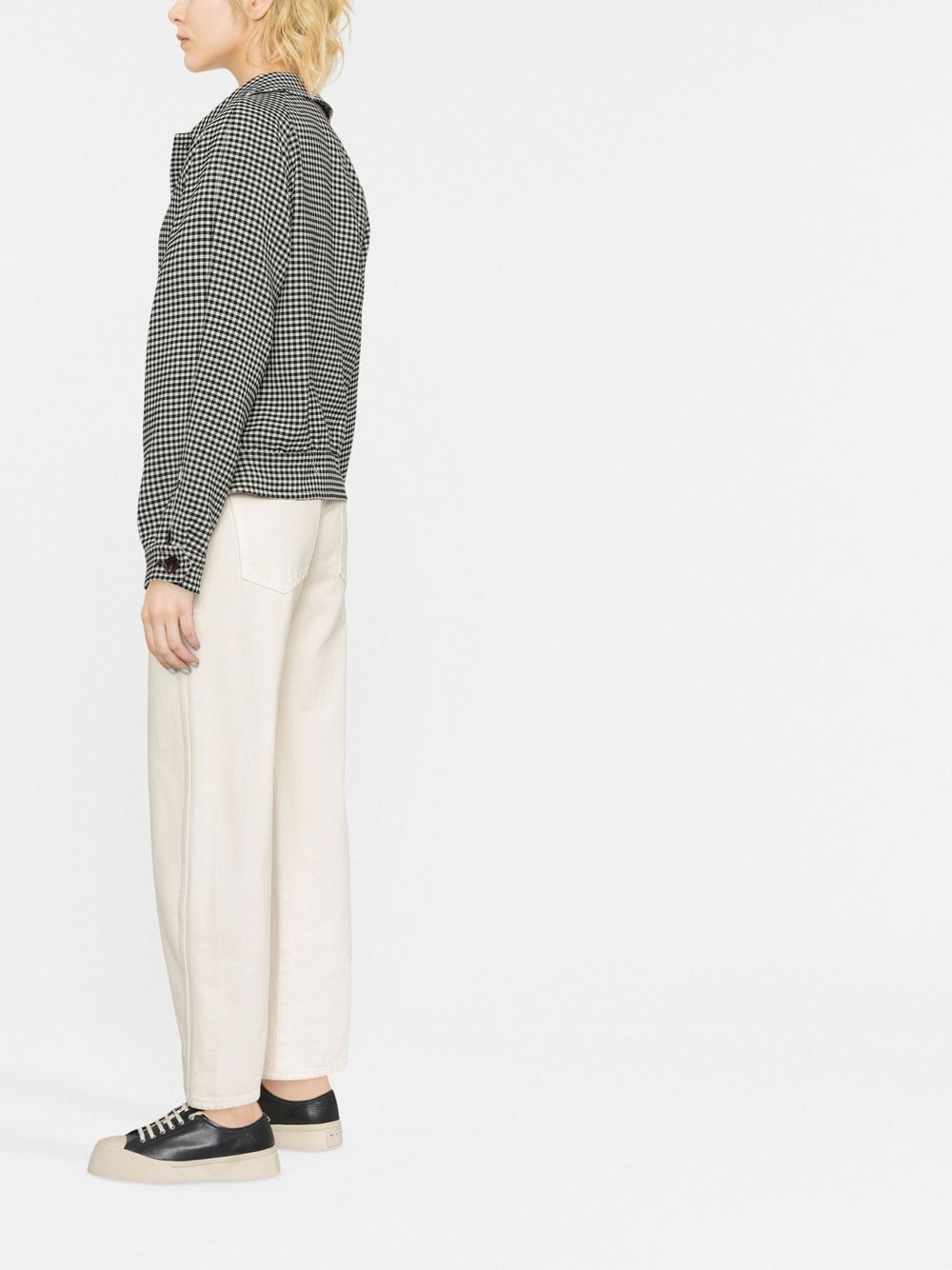 Affordable Marni houndstooth reversible bomber jacket Women