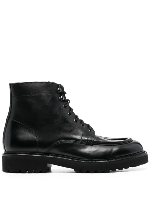 Doucal's ankle lace-up fastening boots