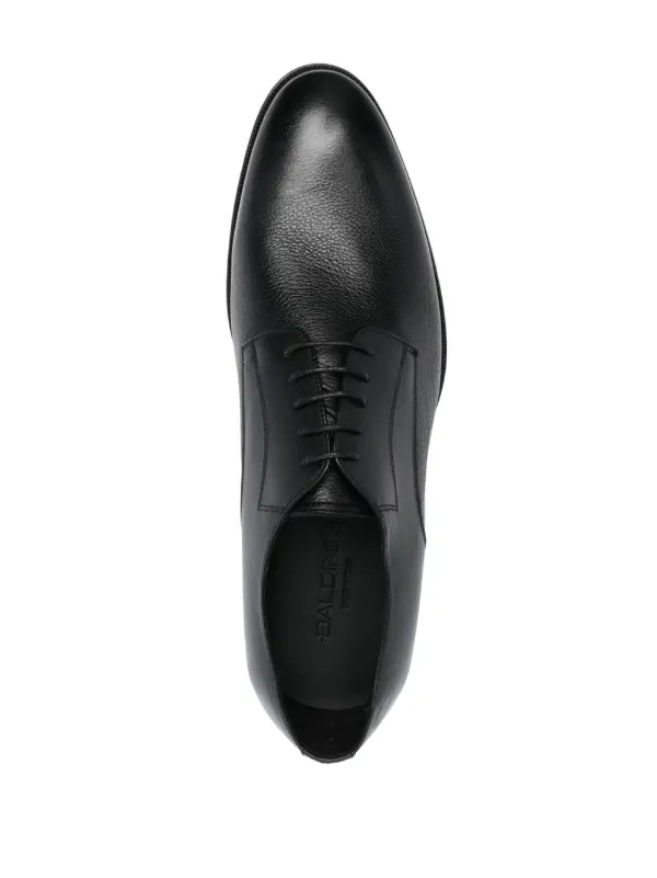 Baldinini round toe Leather Derby Shoes Farfetch