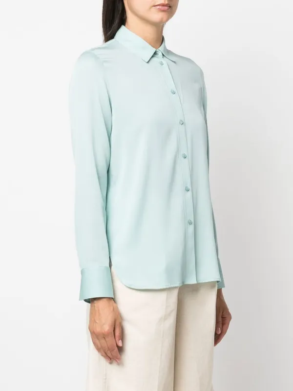 Vince stretch-silk Buttoned Shirt - Farfetch