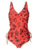 Lygia & Nanny Bruma printed tankini top - Brown