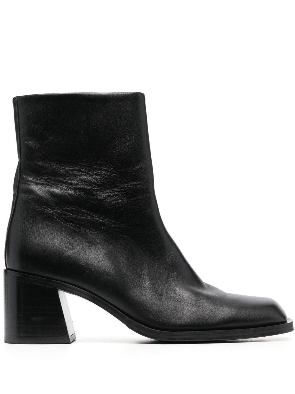 Filippa K side-zip 70mm ankle boots Black