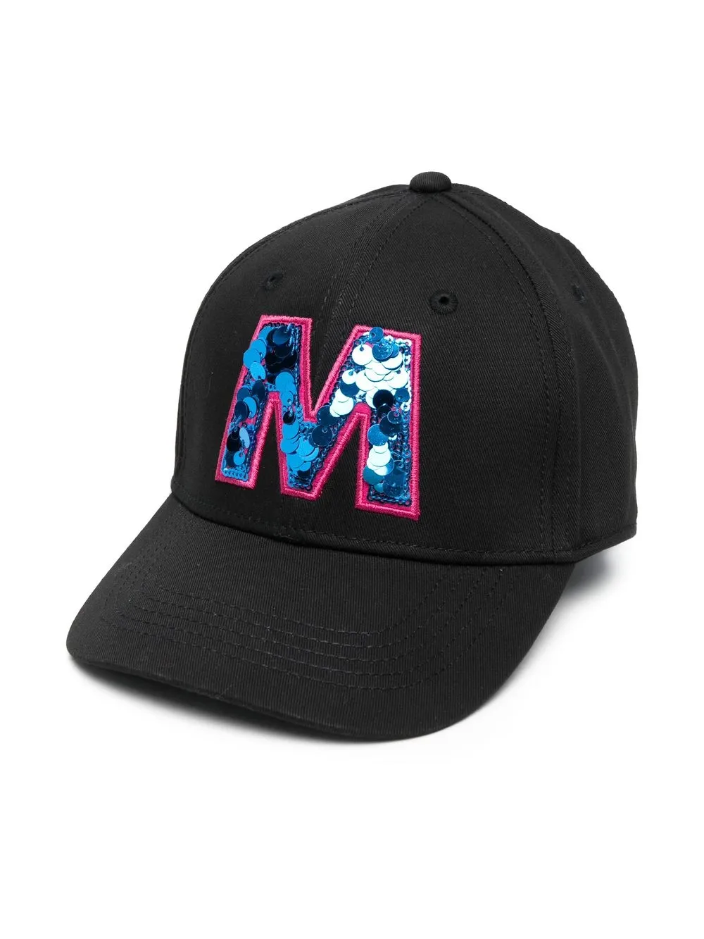 

Marni Kids gorra con logo bordado - Negro