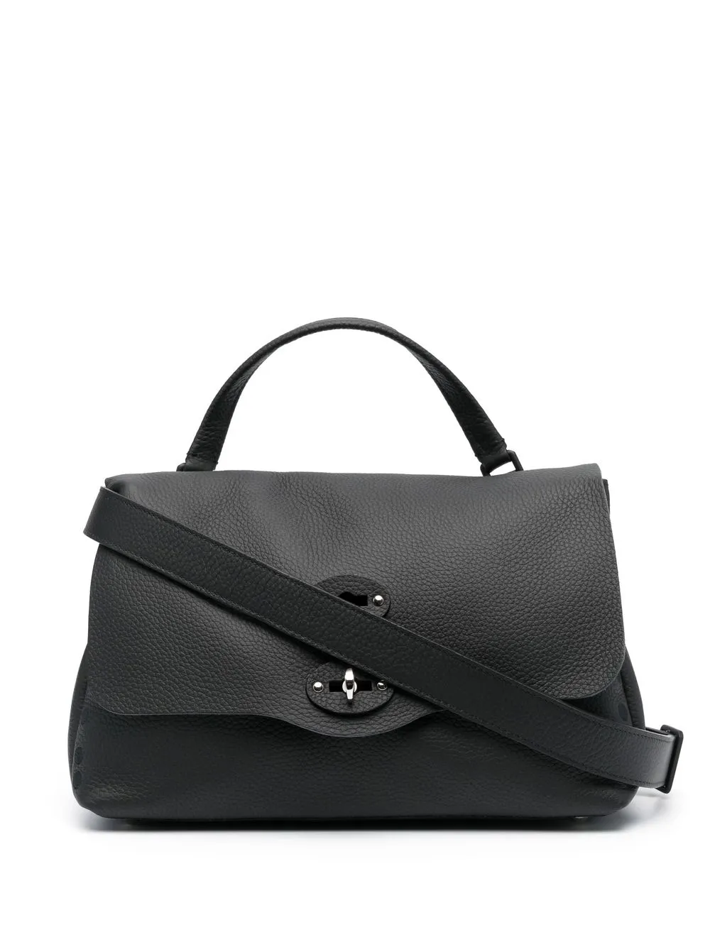 

Zanellato Postina leather tote bag - Black