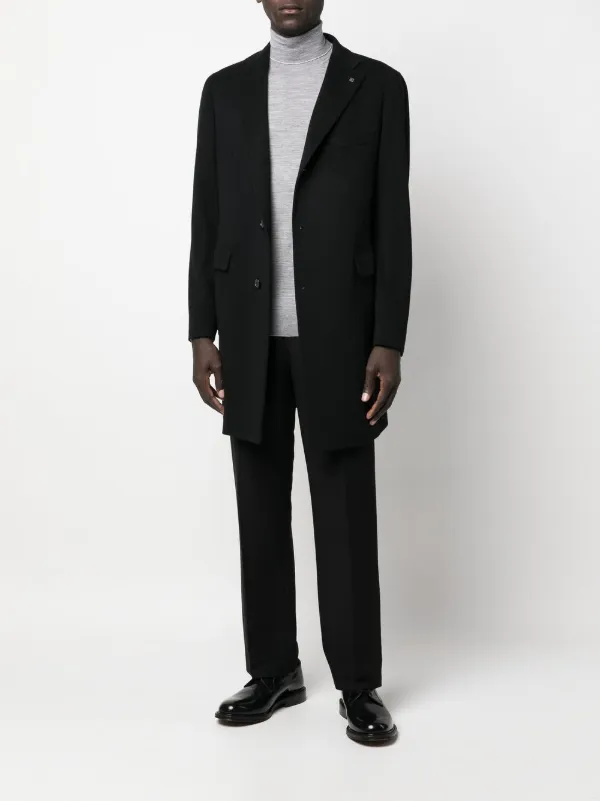 100％品質 single-breasted Tagliatore Midi PL FARFETCH | Black | Coat その他