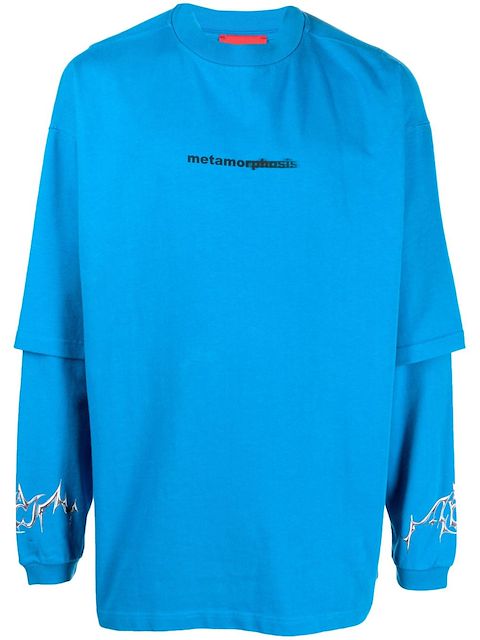 A BETTER MISTAKE double-sleeve organic cotton T-shirt 
