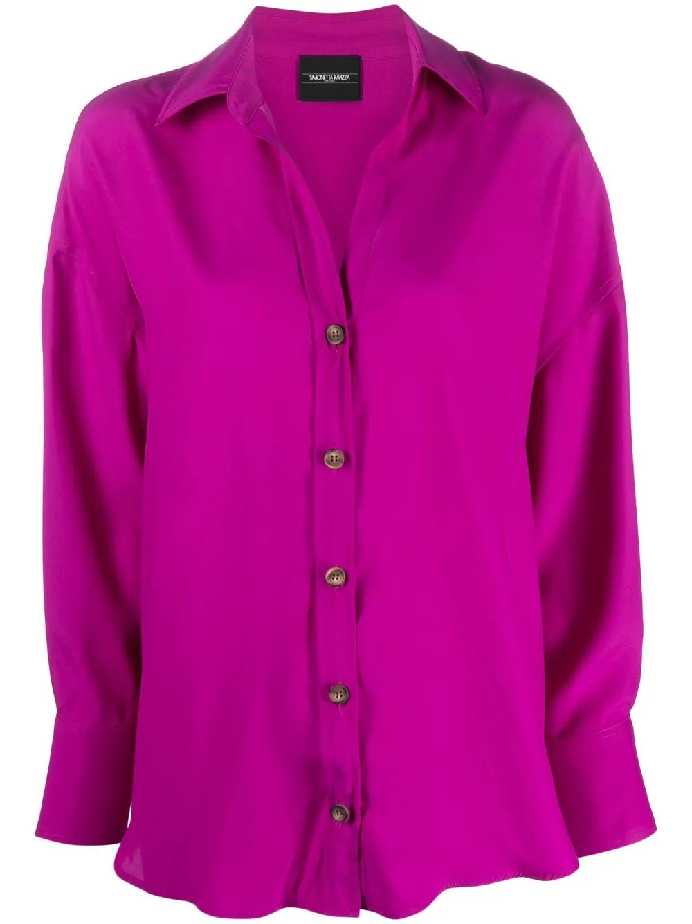 

Simonetta Ravizza camisa de seda Megan - Morado