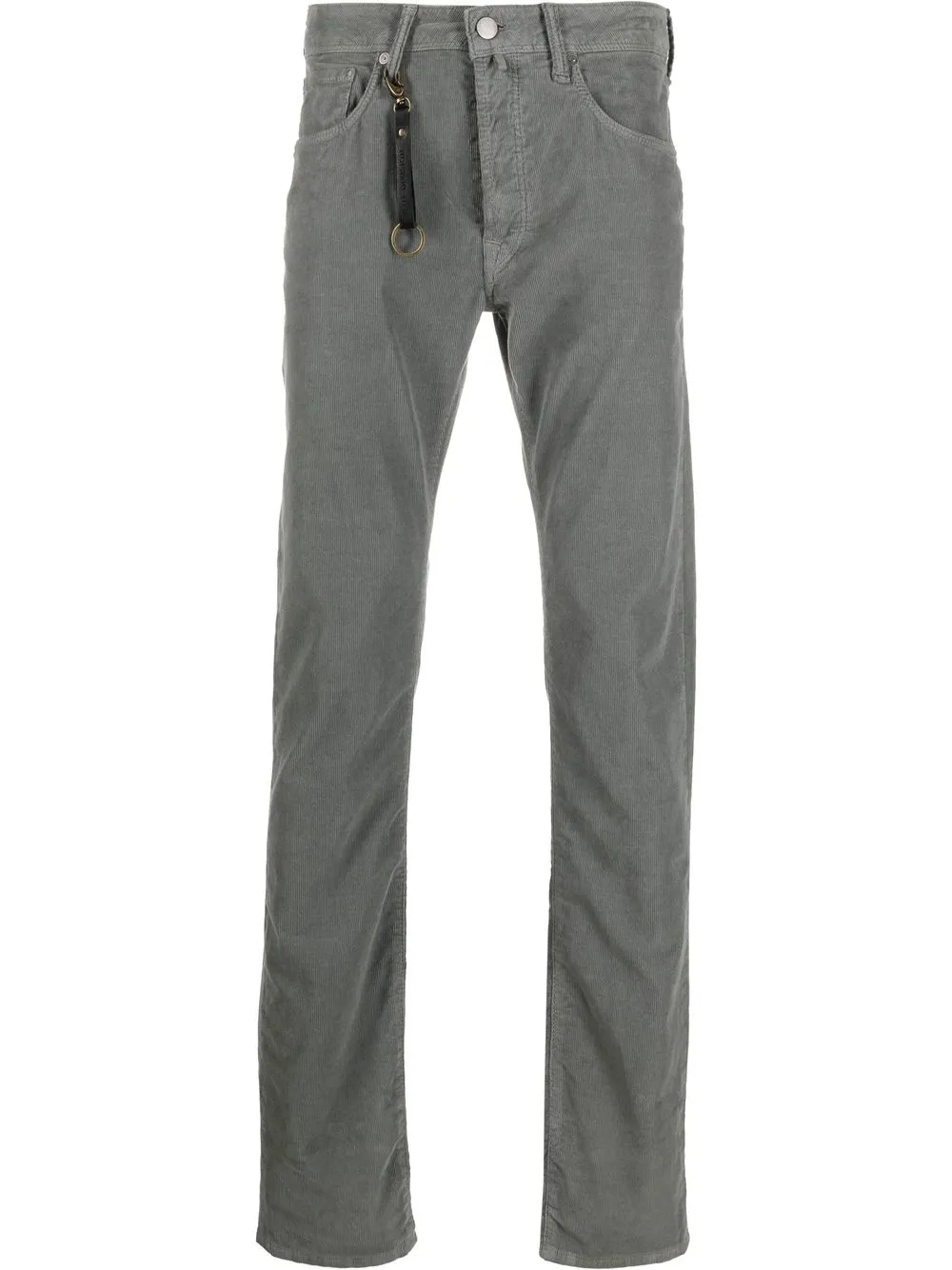 

Incotex pantalones rectos con bolsillos - Gris