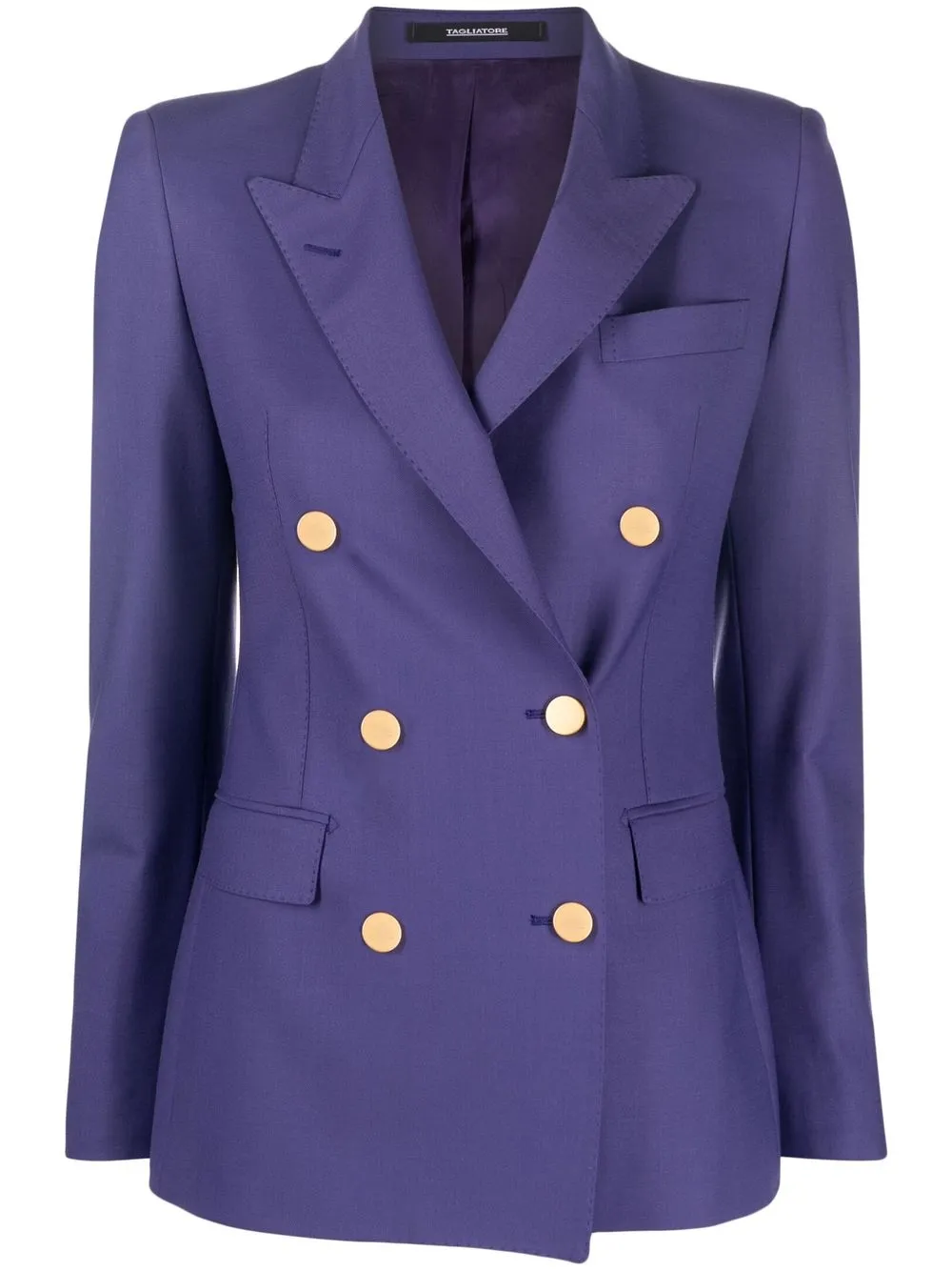 

Tagliatore blazer con doble botonadura - Morado
