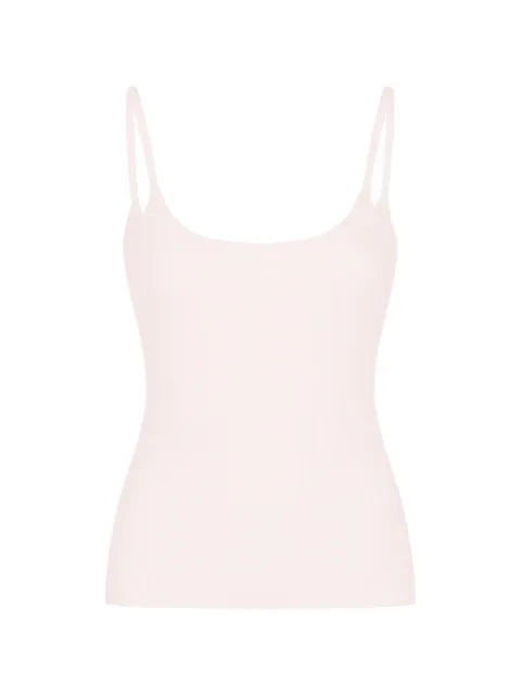 Courrèges ribbed logo-detail top