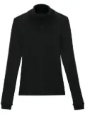 Courrèges Reedition second-skin top - Black