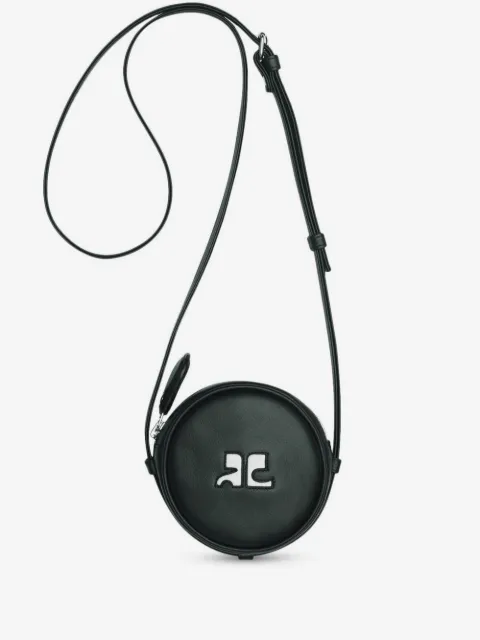 Courrèges Bolsa de couro com logo