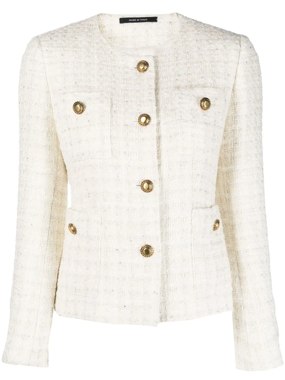 

Tagliatore chamarra Beverly con botones - Blanco