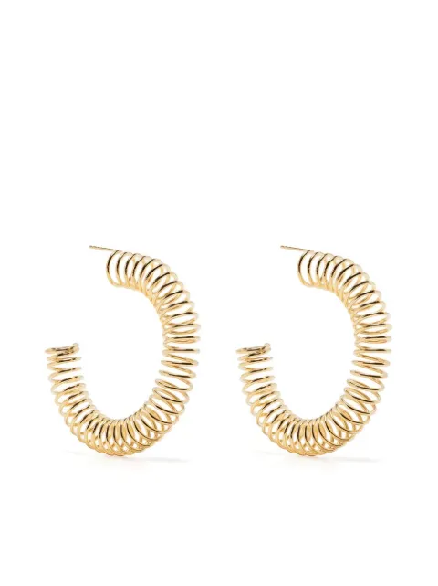 BAR JEWELLERY Roule hoop earrings