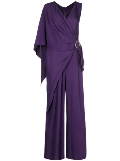 Alberta Ferretti jumpsuit sin mangas con detalle fruncido