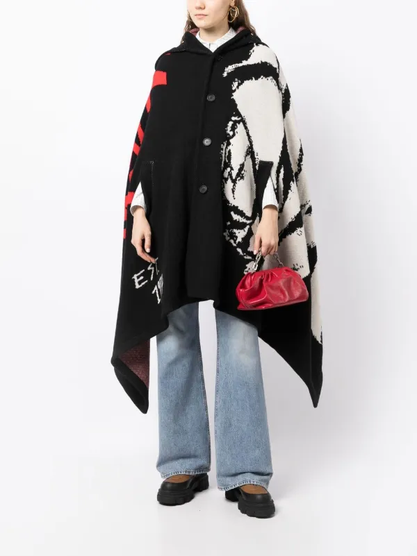 Philosophy Di Lorenzo Serafini インターシャ フーデッドケープ Philosophy Di Lorenzo Serafini インターシャ フーデッドケープ