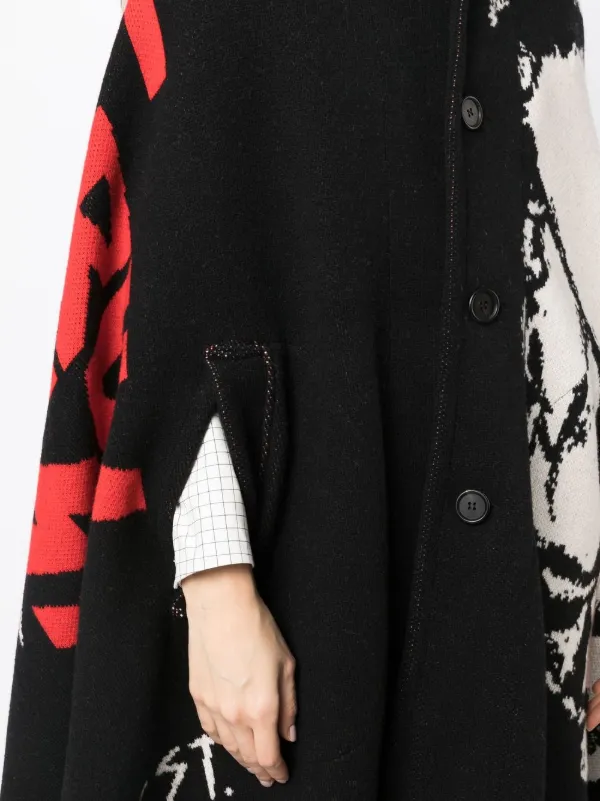 Philosophy Di Lorenzo Serafini インターシャ フーデッドケープ Philosophy Di Lorenzo Serafini インターシャ フーデッドケープ