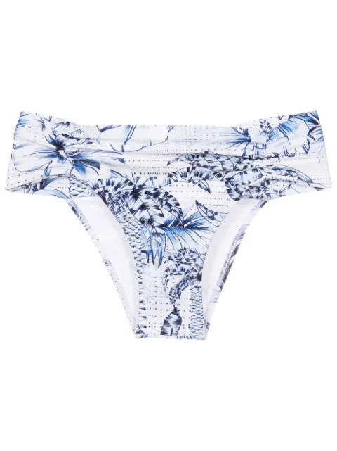 Lygia & Nanny palm-tree print bikini bottoms