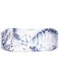 Lygia & Nanny palm-tree print bikini top - Blue