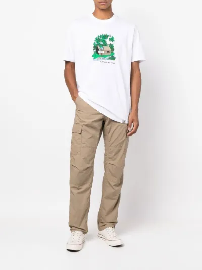 Cabin graphic-print T-shirt | CARHARTT 