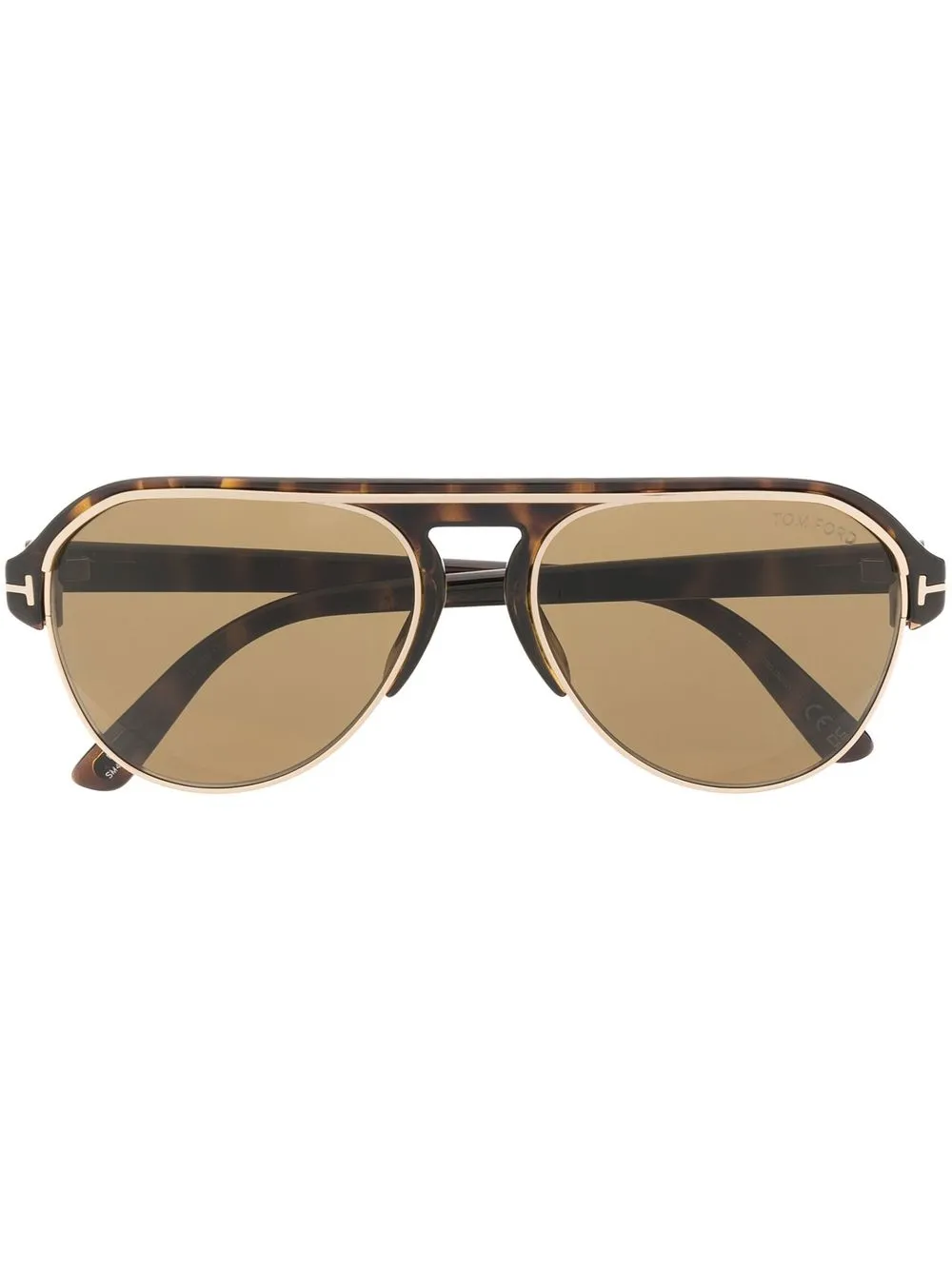 

TOM FORD Eyewear lentes de sol con armazón estilo piloto - Marrón